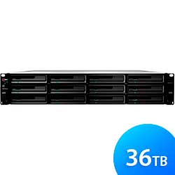 RS3617xs 36TB Synology - Storage NAS 12 Baias Rackstation SATA