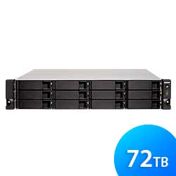 Storage NAS 12 baias TS-1263XU-RP 72TB