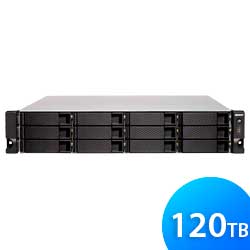 TS-1273U 120TB Qnap - Storage NAS 12 baias rackmount SATA