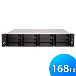 TS-1273U 168TB Qnap - Storage NAS 12 baias p/ HDD/SSD SATA