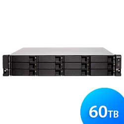 TS-1273U 60TB Qnap - Storage NAS 12 baias p/ HDD/SSD SATA