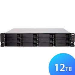 TVS-1272XU-RP 12TB Qnap - 12-Bay NAS Storage p/ Hard Disks LFF SATA