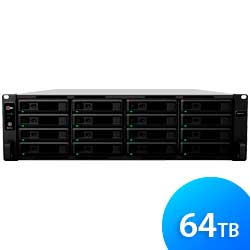 RS4017xs+ 64TB Synology - Rackmount NAS Storage Rackstation SATA