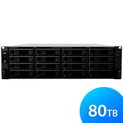 RS4017xs+  80TB Synology - Rackmount Storage Rackstation SATA
