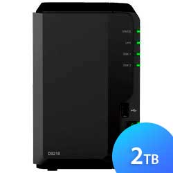 Storage NAS 2 baias DS218 2TB