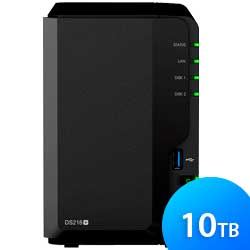 DS218+ Synology DiskStation - Storage NAS 2 Baias até 10TB