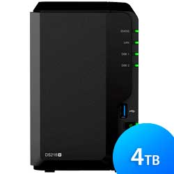 DS218+ Synology DiskStation - Storage NAS 2 Baias até 4TB