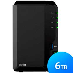 DS218+ Synology DiskStation - Storage NAS 2 Baias até 6TB