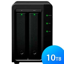 DS715 Synology DiskStation - Storage NAS 2 Baias até 10TB