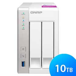 Storage NAS 2 baias TS-231P 10TB