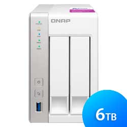 Storage NAS 2 baias TS-231P 6TB