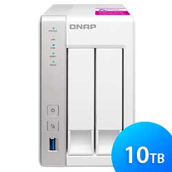 Storage NAS 2 baias TS-231P2 10TB