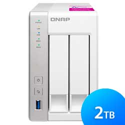 Storage NAS 2 baias TS-231P2 2TB