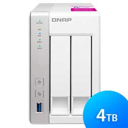 Storage NAS 2 baias TS-231P2 4TB