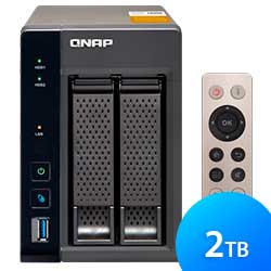 TS-253A 2TB Qnap - Storage NAS 2 baias SATA