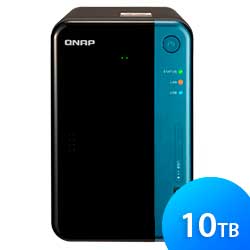 TS-253Be 10TB Qnap - Storage NAS doméstico 2 baias SATA