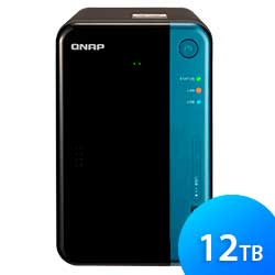 TS-253Be 12TB Qnap - Storage NAS doméstico 2 baias SATA