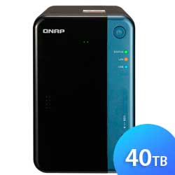 TS-253Be 40TB Qnap - Storage NAS doméstico 2 baias SATA