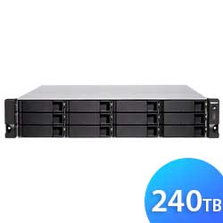 TS-1283XU-RP 240TB Qnap - Storage NAS 12 baias rackmount SATA