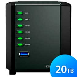 Storage NAS 4 baias DS414SLIM 20TB