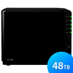 DS415+ Synology - Servidor de rede 48TB 4 hard drives  Diskstation SATA