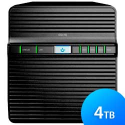 Storage NAS 4 baias DS416J 4TB