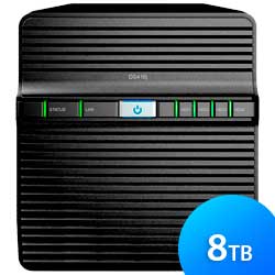 Storage NAS 4 baias DS416J 8TB