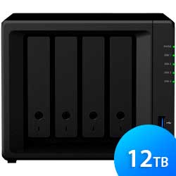 DS418 Synology Diskstation - Storage NAS 4 Baias até 12TB