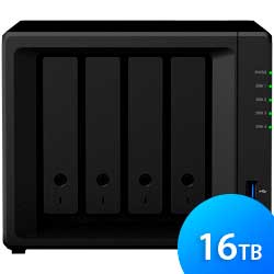 DS418 Synology Diskstation - Storage NAS 4 Baias até 16TB