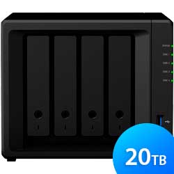 DS918+ Synology DiskStation - Storage NAS 4 Baias até 20TB