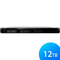 Storage NAS 4 baias Rackstation - Synology RS818RP+ 12TB