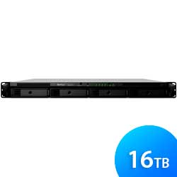 Storage NAS 4 baias Rackstation - Synology RS818RP+ 16TB