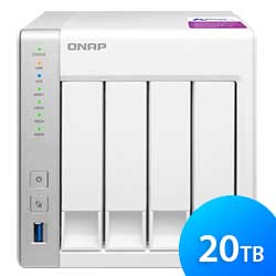 Storage NAS 4 baias TS-431P 20TB