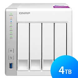 Storage NAS 4 baias TS-431P 4TB