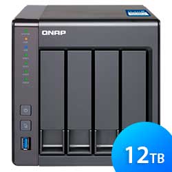 Storage NAS 4 baias TS-431X 12TB