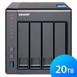 Storage NAS 4 baias TS-431X 20TB