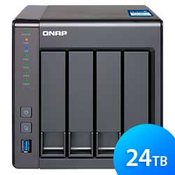 Storage NAS 4 baias TS-431X 24TB