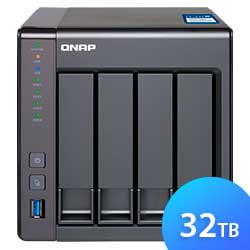 Storage NAS 4 baias TS-431X 32TB