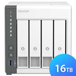 TS-433 16TB Qnap - Storage NAS 4 Baias p/ HDD SATA