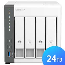 TS-433 24TB Qnap - Storage NAS 4 Baias p/ HDD SATA