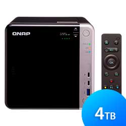 TS-453BT3 4TB Qnap - Storage NAS 4 baias Thunderbolt 3 com 10GbE