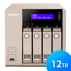 Storage NAS 4 baias TVS-463 12TB