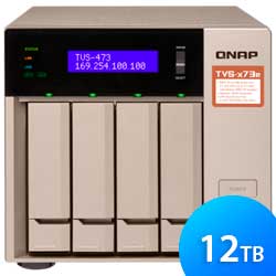 Storage NAS 4 baias TVS-473E 12TB