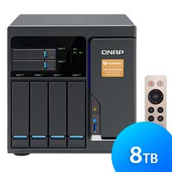 Qnap TVS-682T 8TB - Storage NAS 4 baias SATA e 10GbE