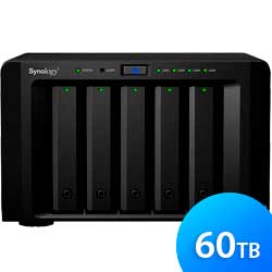 Storage NAS 5 baias DS1515 60TB