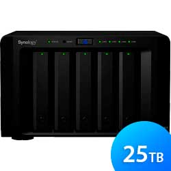 DS1517 25TB Synology - Servidor NAS 5 Baias DiskStation SATA