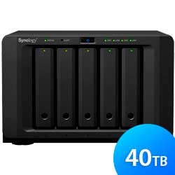 Storage NAS 5 baias DS1517+ 40TB