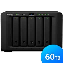 DS1517+ 60TB Synology, Storage NAS 5 Baias SATA Diskstation 