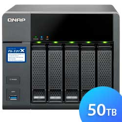 TS-531X 50TB Qnap - Storage NAS 5 baias