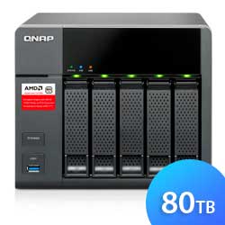 TS-563 80TB Qnap - Storage NAS 5-bay SATA